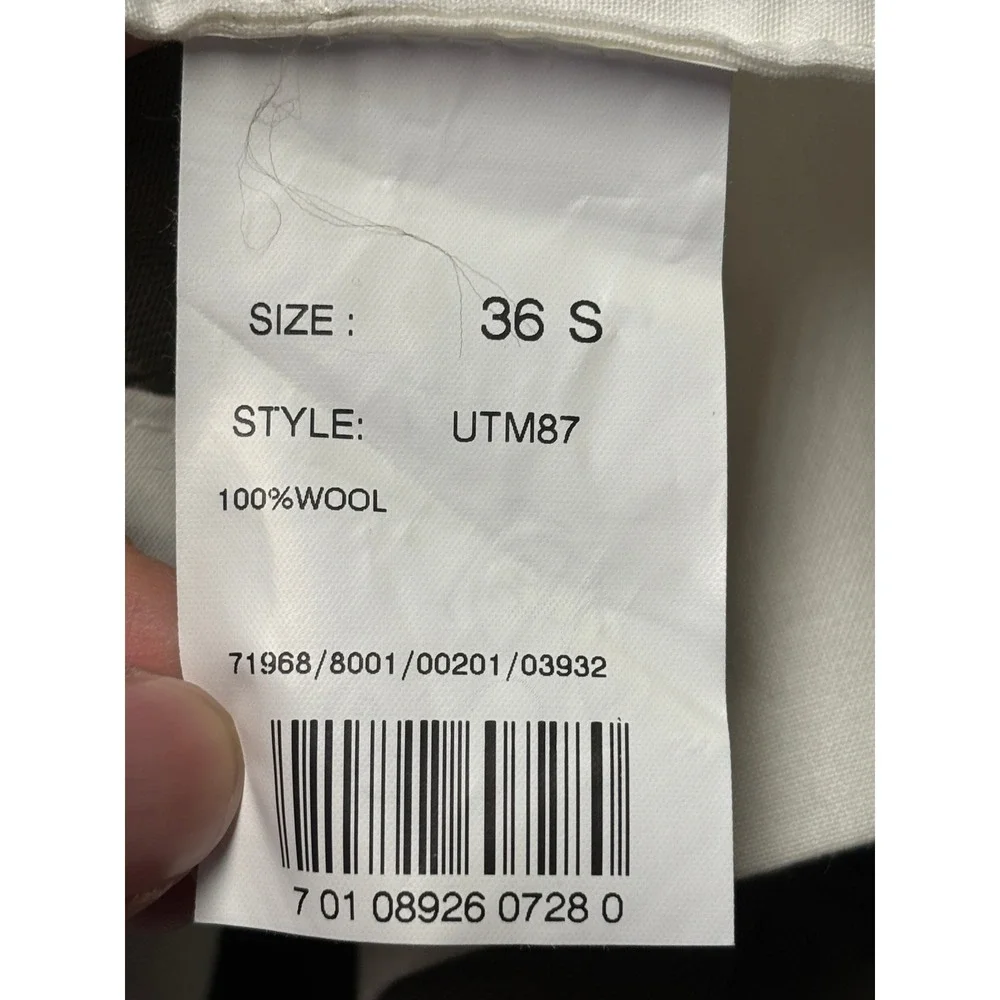 Brooks Brothers 346 Mens Olive Green‎ 100% Wool Pleated Cuffed Dress Pants 36X29